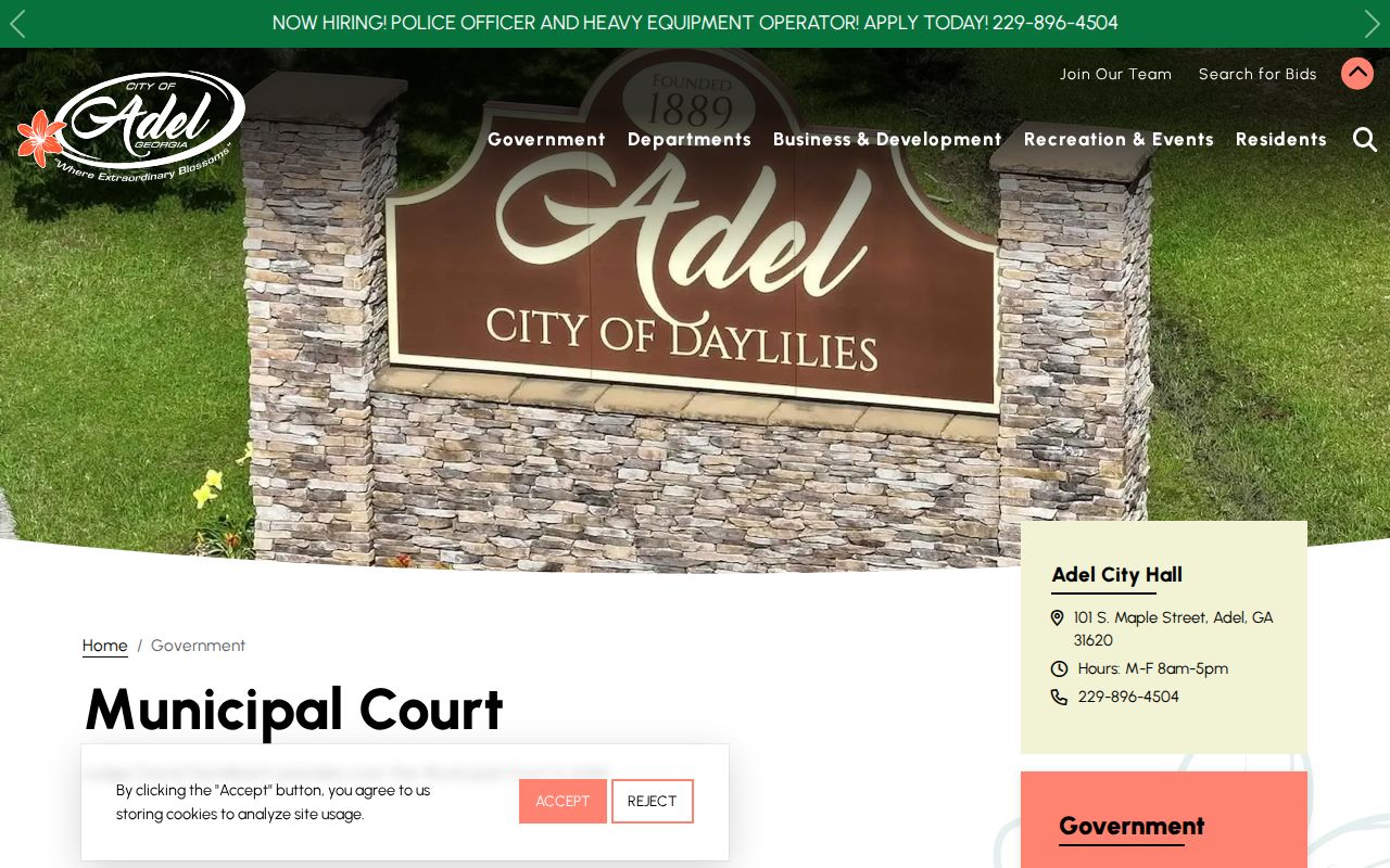 Adel Municipal Court and Cook County court docket records