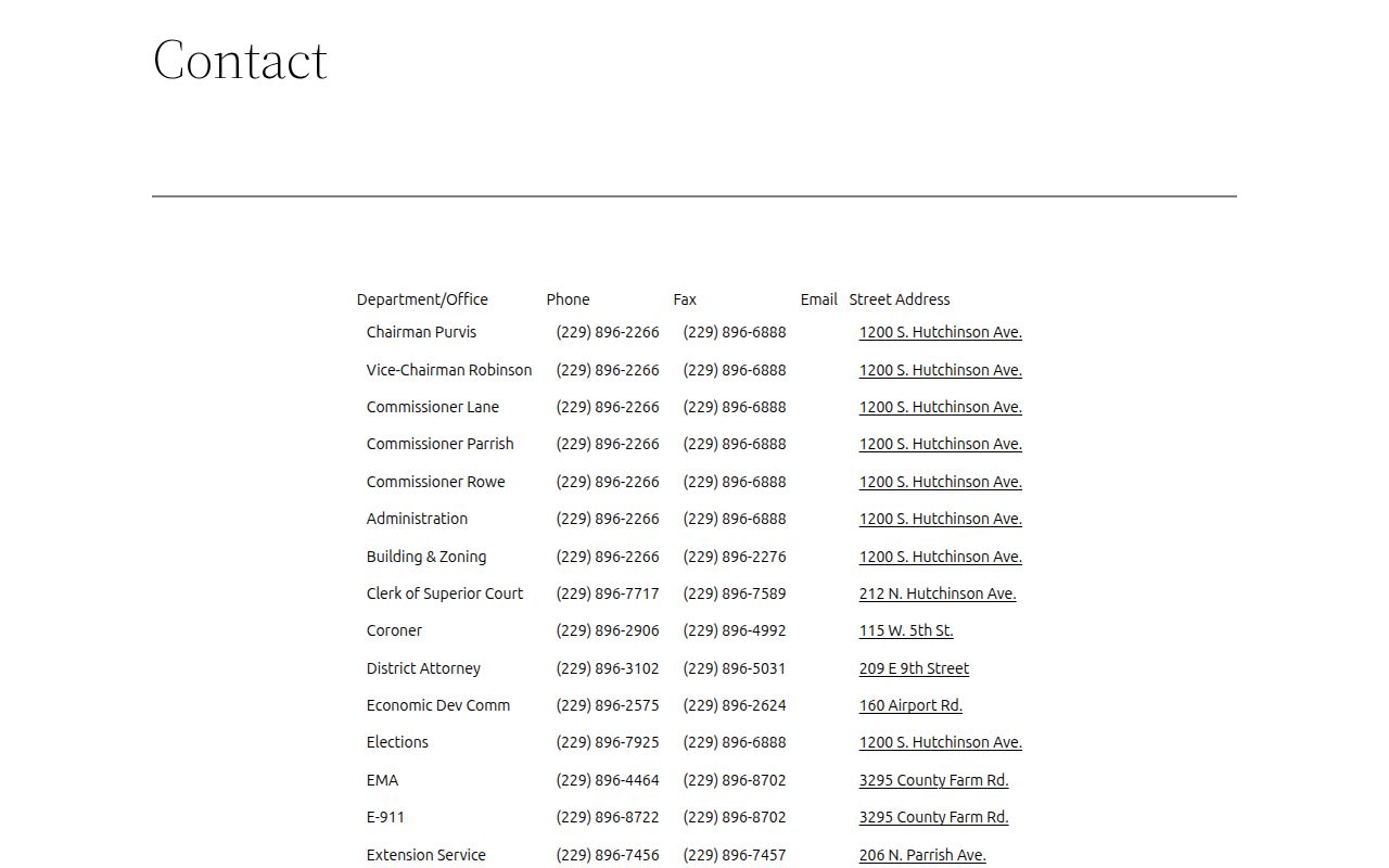 Cook County court contacts for Adel docket records