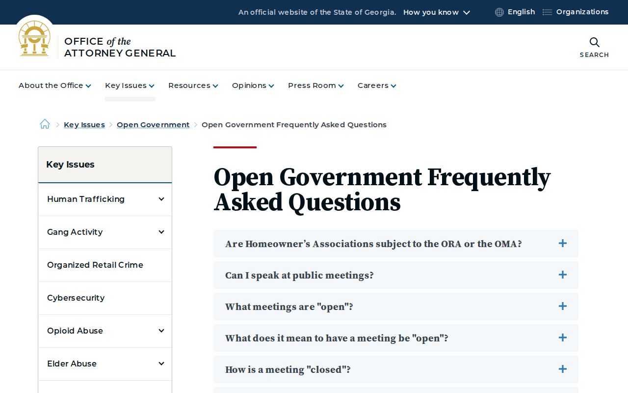 Cook County Georgia court records and open records access guidance